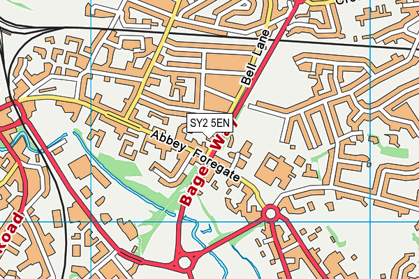 SY2 5EN map - OS VectorMap District (Ordnance Survey) SY2 5EN map - OS VectorMap District (Ordnance Survey)
