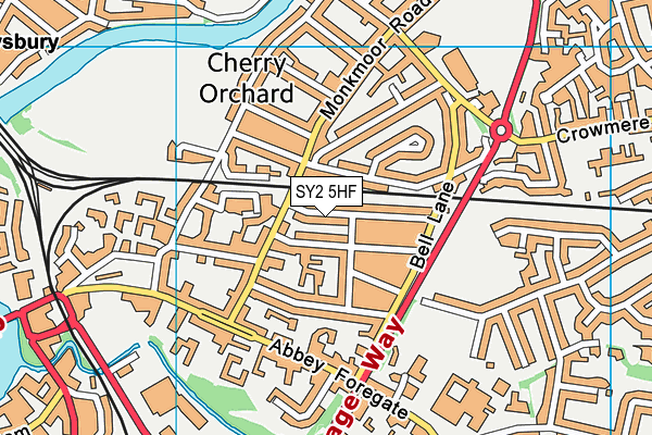 SY2 5HF maps, stats, and open data