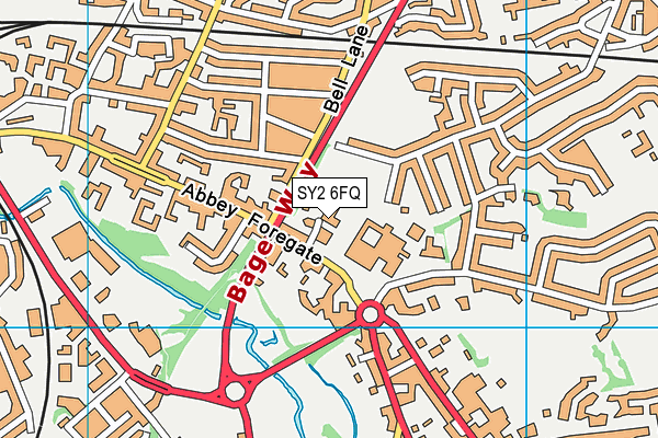 SY2 6FQ map - OS VectorMap District (Ordnance Survey) SY2 6FQ map - OS VectorMap District (Ordnance Survey)
