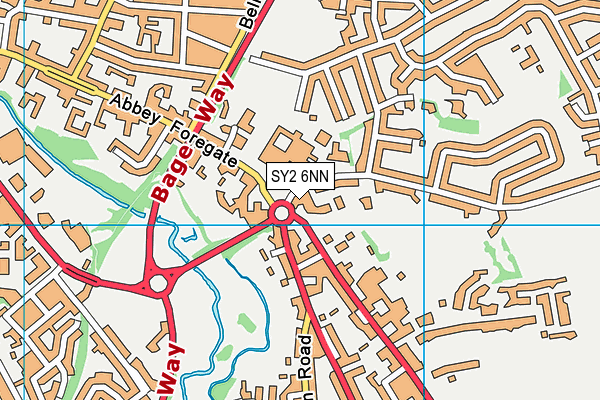 SY2 6NN map - OS VectorMap District (Ordnance Survey) SY2 6NN map - OS VectorMap District (Ordnance Survey)