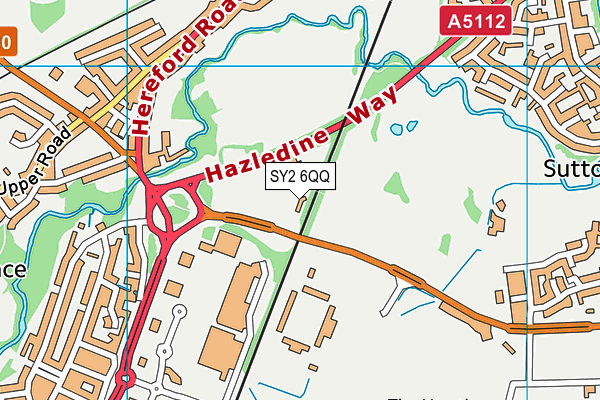 SY2 6QQ map - OS VectorMap District (Ordnance Survey) SY2 6QQ map - OS VectorMap District (Ordnance Survey)