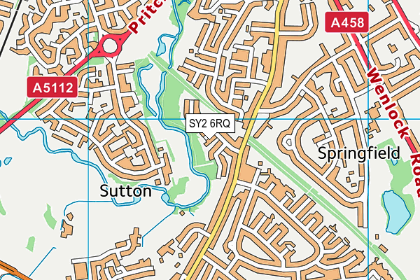 SY2 6RQ map - OS VectorMap District (Ordnance Survey) SY2 6RQ map - OS VectorMap District (Ordnance Survey)