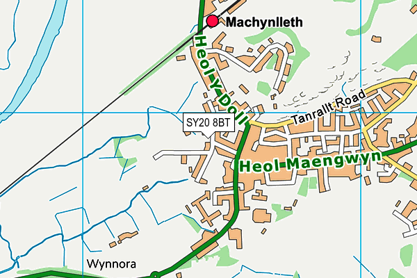 SY20 8BT map - OS VectorMap District (Ordnance Survey) SY20 8BT map - OS VectorMap District (Ordnance Survey)