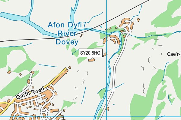 SY20 8HQ map - OS VectorMap District (Ordnance Survey) SY20 8HQ map - OS VectorMap District (Ordnance Survey)