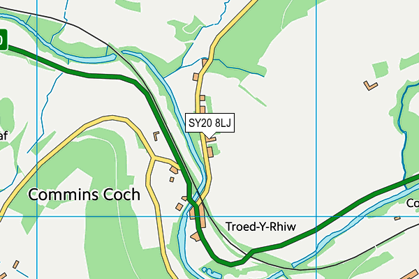 SY20 8LJ map - OS VectorMap District (Ordnance Survey) SY20 8LJ map - OS VectorMap District (Ordnance Survey)