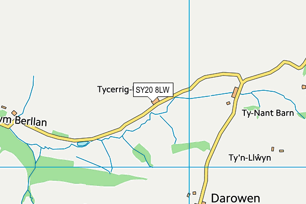 SY20 8LW map - OS VectorMap District (Ordnance Survey) SY20 8LW map - OS VectorMap District (Ordnance Survey)
