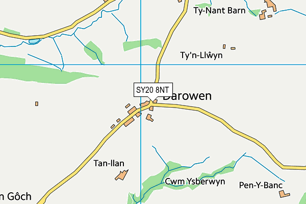 SY20 8NT map - OS VectorMap District (Ordnance Survey) SY20 8NT map - OS VectorMap District (Ordnance Survey)
