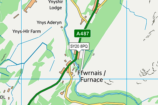 SY20 8PQ map - OS VectorMap District (Ordnance Survey) SY20 8PQ map - OS VectorMap District (Ordnance Survey)