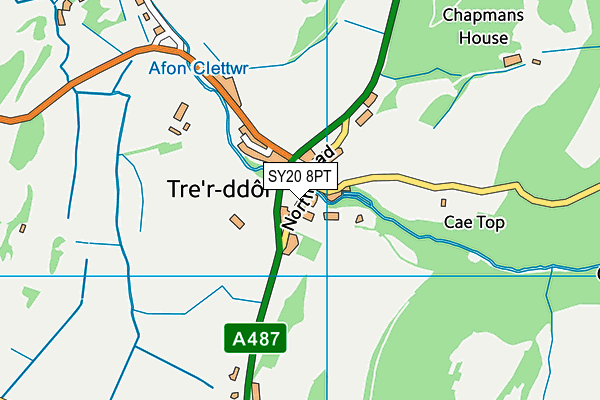 SY20 8PT map - OS VectorMap District (Ordnance Survey) SY20 8PT map - OS VectorMap District (Ordnance Survey)