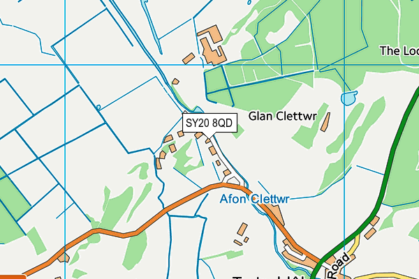 SY20 8QD map - OS VectorMap District (Ordnance Survey) SY20 8QD map - OS VectorMap District (Ordnance Survey)