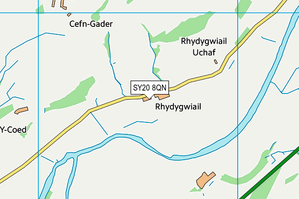 SY20 8QN map - OS VectorMap District (Ordnance Survey) SY20 8QN map - OS VectorMap District (Ordnance Survey)