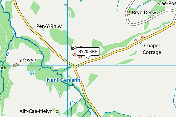 SY20 8RP map - OS VectorMap District (Ordnance Survey)