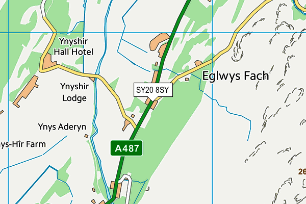 SY20 8SY map - OS VectorMap District (Ordnance Survey) SY20 8SY map - OS VectorMap District (Ordnance Survey)