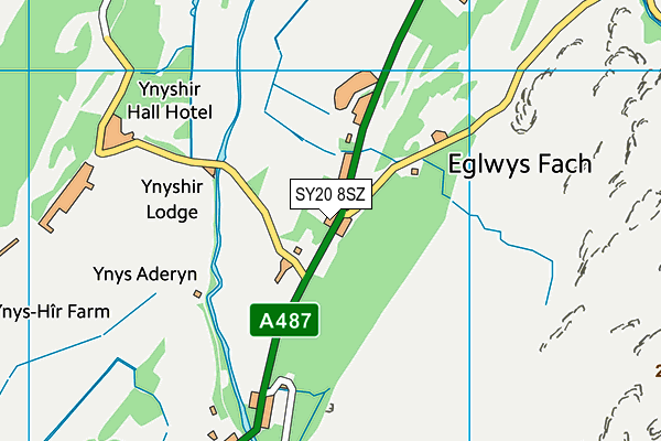 SY20 8SZ map - OS VectorMap District (Ordnance Survey) SY20 8SZ map - OS VectorMap District (Ordnance Survey)