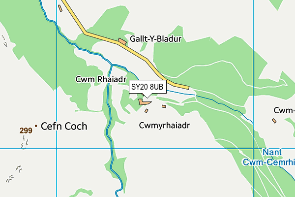 SY20 8UB map - OS VectorMap District (Ordnance Survey) SY20 8UB map - OS VectorMap District (Ordnance Survey)