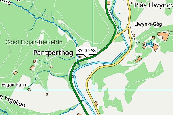 SY20 9AS map - OS VectorMap District (Ordnance Survey) SY20 9AS map - OS VectorMap District (Ordnance Survey)