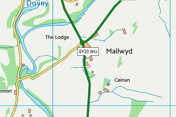 SY20 9HJ map - OS VectorMap District (Ordnance Survey) SY20 9HJ map - OS VectorMap District (Ordnance Survey)