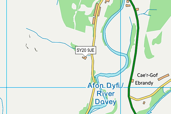 SY20 9JE map - OS VectorMap District (Ordnance Survey) SY20 9JE map - OS VectorMap District (Ordnance Survey)