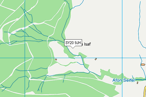 SY20 9JH map - OS VectorMap District (Ordnance Survey) SY20 9JH map - OS VectorMap District (Ordnance Survey)
