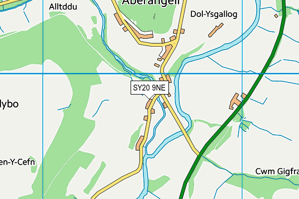 SY20 9NE map - OS VectorMap District (Ordnance Survey) SY20 9NE map - OS VectorMap District (Ordnance Survey)