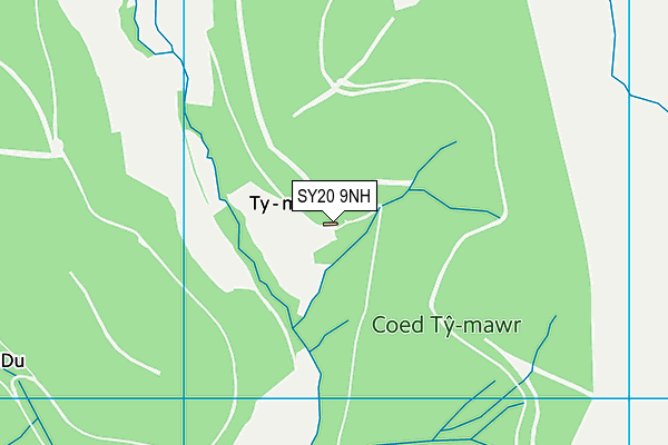 SY20 9NH map - OS VectorMap District (Ordnance Survey) SY20 9NH map - OS VectorMap District (Ordnance Survey)
