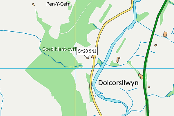 SY20 9NJ map - OS VectorMap District (Ordnance Survey) SY20 9NJ map - OS VectorMap District (Ordnance Survey)