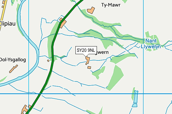 SY20 9NL map - OS VectorMap District (Ordnance Survey) SY20 9NL map - OS VectorMap District (Ordnance Survey)