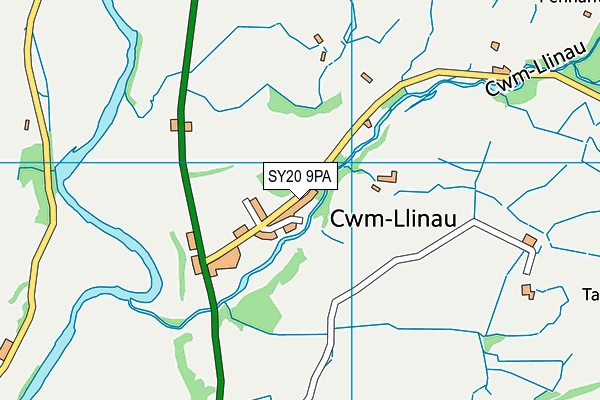SY20 9PA map - OS VectorMap District (Ordnance Survey) SY20 9PA map - OS VectorMap District (Ordnance Survey)