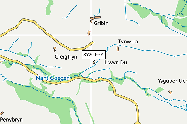 SY20 9PY map - OS VectorMap District (Ordnance Survey) SY20 9PY map - OS VectorMap District (Ordnance Survey)