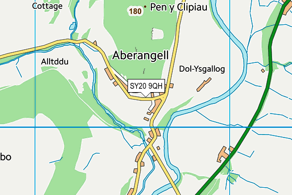 SY20 9QH map - OS VectorMap District (Ordnance Survey) SY20 9QH map - OS VectorMap District (Ordnance Survey)