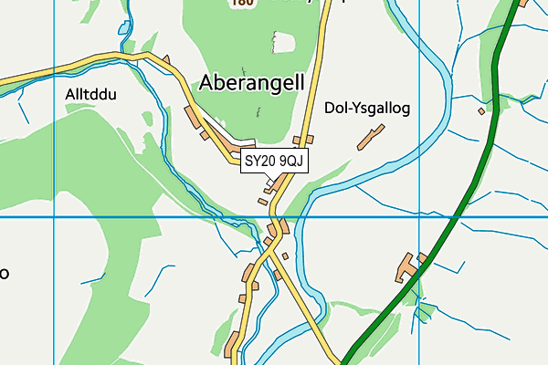 SY20 9QJ map - OS VectorMap District (Ordnance Survey) SY20 9QJ map - OS VectorMap District (Ordnance Survey)