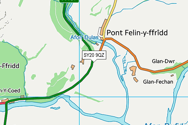 SY20 9QZ map - OS VectorMap District (Ordnance Survey) SY20 9QZ map - OS VectorMap District (Ordnance Survey)
