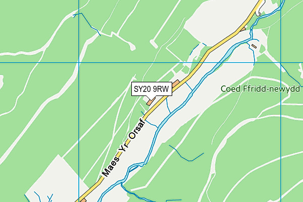 SY20 9RW map - OS VectorMap District (Ordnance Survey) SY20 9RW map - OS VectorMap District (Ordnance Survey)
