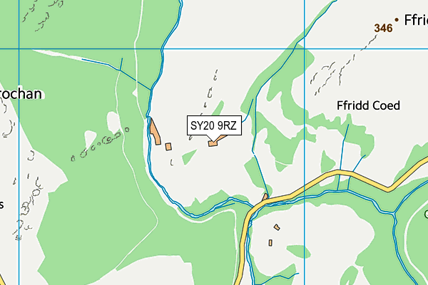 SY20 9RZ map - OS VectorMap District (Ordnance Survey) SY20 9RZ map - OS VectorMap District (Ordnance Survey)