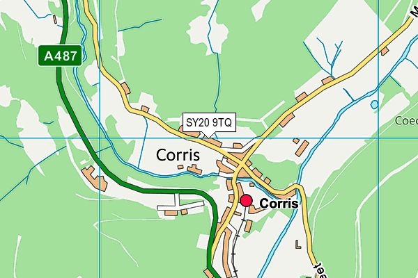 SY20 9TQ map - OS VectorMap District (Ordnance Survey) SY20 9TQ map - OS VectorMap District (Ordnance Survey)