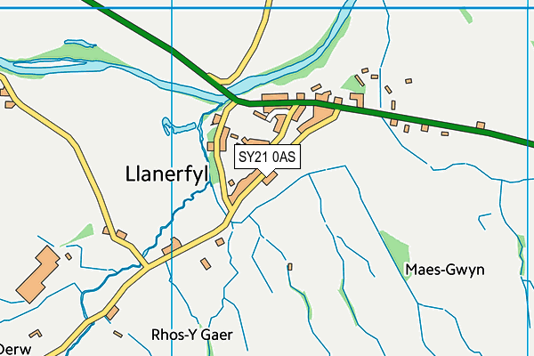 SY21 0AS map - OS VectorMap District (Ordnance Survey) SY21 0AS map - OS VectorMap District (Ordnance Survey)