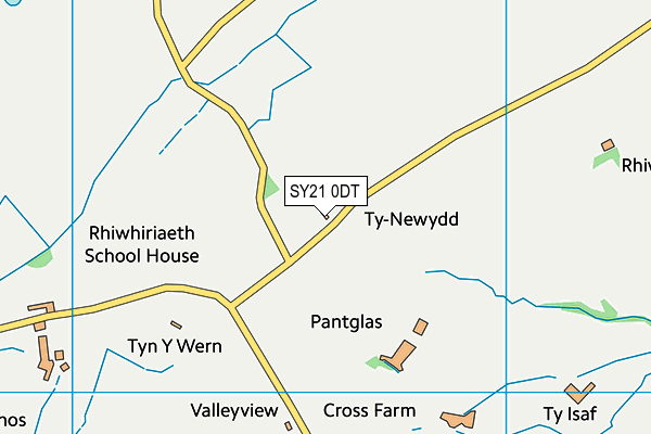 SY21 0DT map - OS VectorMap District (Ordnance Survey) SY21 0DT map - OS VectorMap District (Ordnance Survey)
