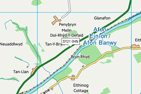 SY21 0HN map - OS VectorMap District (Ordnance Survey) SY21 0HN map - OS VectorMap District (Ordnance Survey)