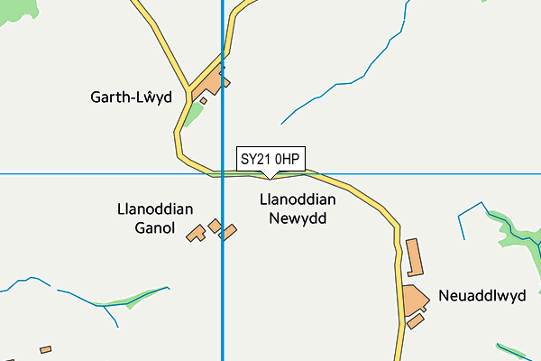 SY21 0HP map - OS VectorMap District (Ordnance Survey) SY21 0HP map - OS VectorMap District (Ordnance Survey)