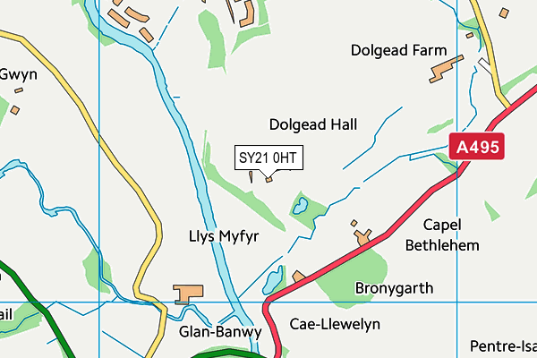 SY21 0HT map - OS VectorMap District (Ordnance Survey) SY21 0HT map - OS VectorMap District (Ordnance Survey)