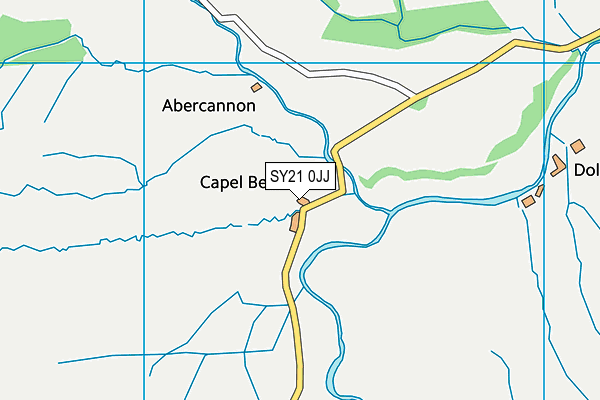 SY21 0JJ map - OS VectorMap District (Ordnance Survey) SY21 0JJ map - OS VectorMap District (Ordnance Survey)