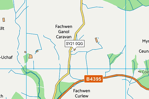 SY21 0QG map - OS VectorMap District (Ordnance Survey) SY21 0QG map - OS VectorMap District (Ordnance Survey)