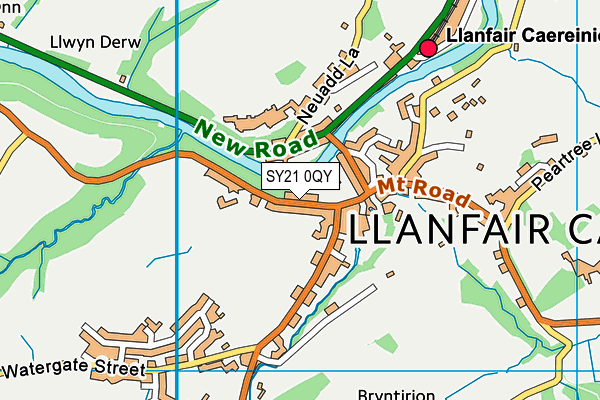 SY21 0QY map - OS VectorMap District (Ordnance Survey) SY21 0QY map - OS VectorMap District (Ordnance Survey)
