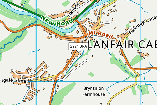 SY21 0RA map - OS VectorMap District (Ordnance Survey) SY21 0RA map - OS VectorMap District (Ordnance Survey)