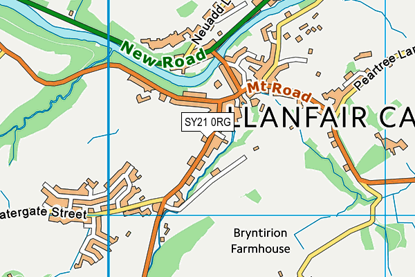 SY21 0RG map - OS VectorMap District (Ordnance Survey) SY21 0RG map - OS VectorMap District (Ordnance Survey)