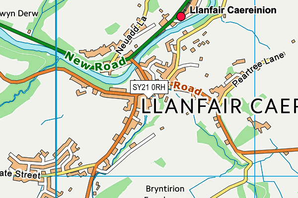 SY21 0RH map - OS VectorMap District (Ordnance Survey) SY21 0RH map - OS VectorMap District (Ordnance Survey)