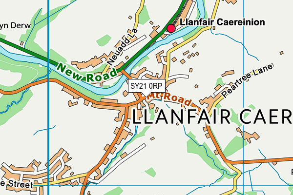 SY21 0RP map - OS VectorMap District (Ordnance Survey) SY21 0RP map - OS VectorMap District (Ordnance Survey)