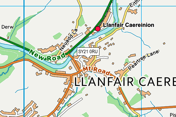 SY21 0RU map - OS VectorMap District (Ordnance Survey) SY21 0RU map - OS VectorMap District (Ordnance Survey)