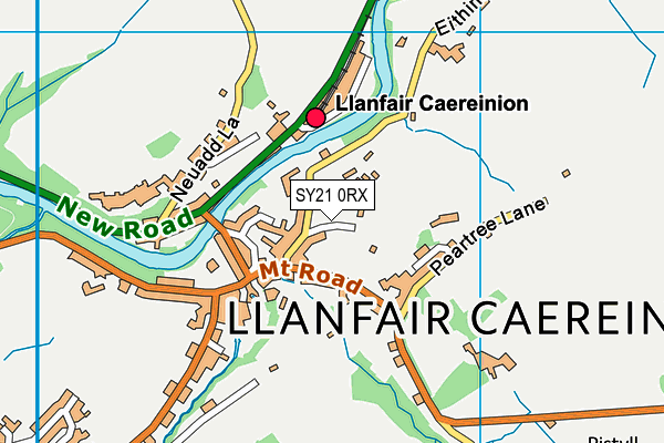 SY21 0RX map - OS VectorMap District (Ordnance Survey) SY21 0RX map - OS VectorMap District (Ordnance Survey)
