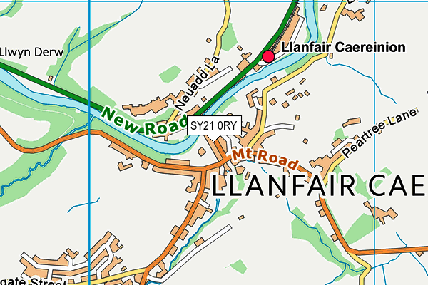 SY21 0RY map - OS VectorMap District (Ordnance Survey) SY21 0RY map - OS VectorMap District (Ordnance Survey)